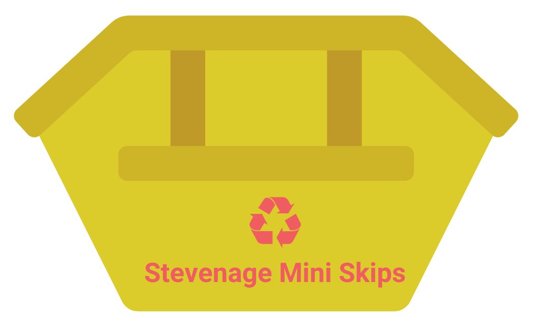 An illustration of a yellow skip bin.